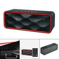 thumbnail image 4 of Soporte para inalámbrico Bluetooth portátil Tarjeta TF USB AUX Booming rojo Sunnimix Altavoces Bluetooth, 4 of 8