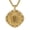 A, variant on St. Michael Necklace for Men Women, 14K Gold Plated Zircon Medal, Patron Saint of Protection, Catholic Amulet Gift
