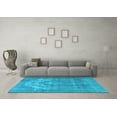thumbnail image 3 of Ahgly Company Indoor Rectangle Persian Light Blue Traditional Area Rugs, 7' x 10', 3 of 4