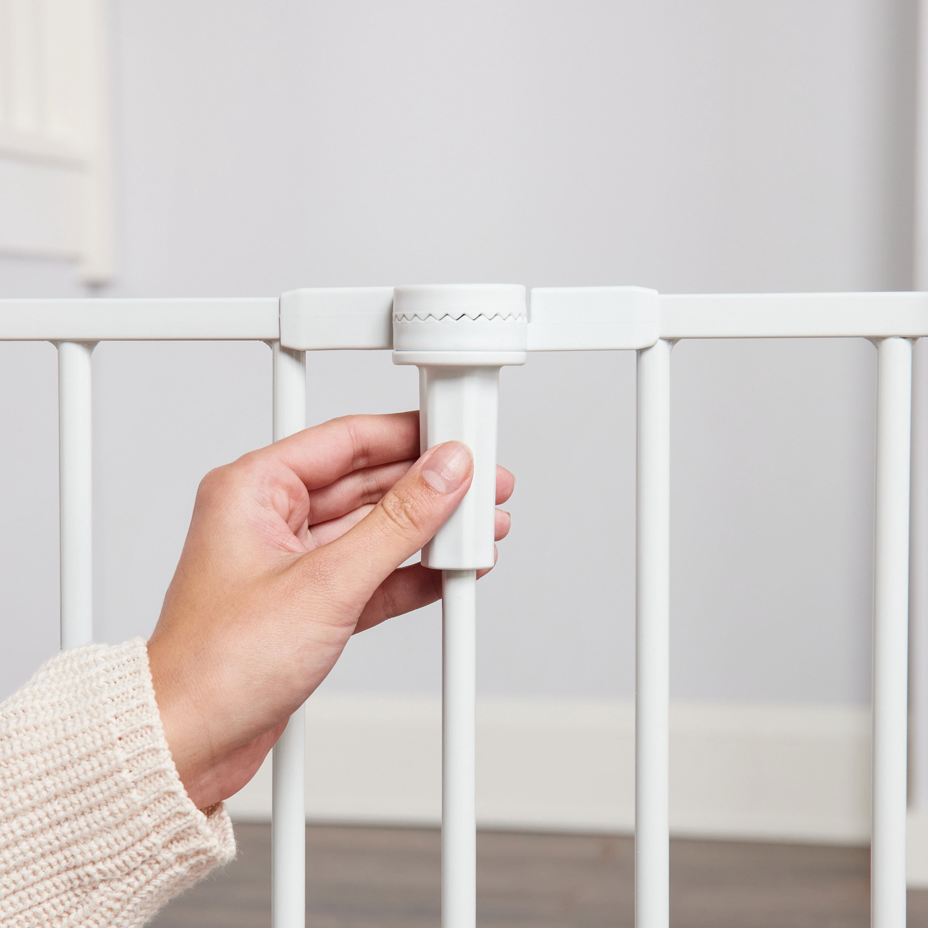 Regalo 76 Inch Super Wide Baby Gate, 3-Panel Baby Safety Gate, Configurable, Age Group 6 to 24 Months