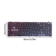 thumbnail image 3 of Seitruly Teclado para ordenador portátil RGB, equipo de entrada para jugadores, tablero de teclas, piezas de reparación de Notebook, reemplazo de Juegos de teclado y mouse para computadora, 3 of 6