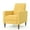 Muted Yellow/Dark Espresso, variant on Mason Mid Century Modern Button Tufted Recliner, Muted Yellow and Dark Espresso