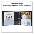 thumbnail image 5 of Durable Non-View Binder With Durahinge And Slant Rings, 3 Rings, 2" Capacity, 11 X 8.5, Black | Bundle of 5 Each, 5 of 7