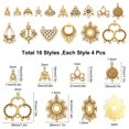 thumbnail image 2 of Kit de fabricación de joyas SUNNYCLUE, 64 unidades, dijes de aleación dorada, 2 of 7