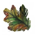 thumbnail image 3 of Roman 6" Green and Brown Oak Leaf Thanksgiving Votive Candle Holder, 3 of 3