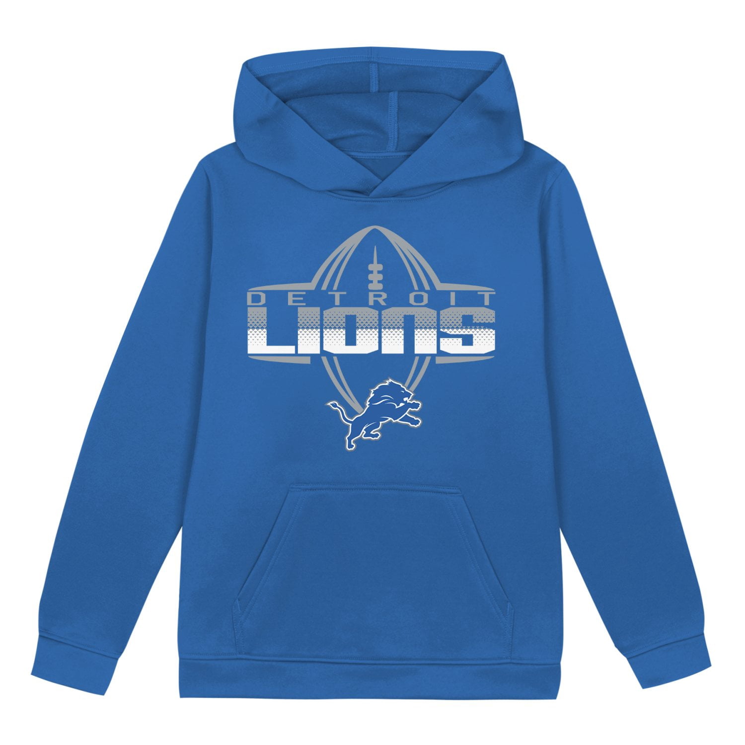 DETROIT LIONS NFL Boys Hoodie Fleece Game Day Fan Apparel