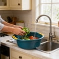 thumbnail image 4 of Tauxra Thickened Double Handled Plastic Multi Purpose Basin For Bathroom Dormitory Kitchen, 4 of 6
