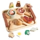 thumbnail image 3 of Juego de simulación de juguete de madera a juego con cubiertos y platos para fiesta de té Montessori Juego de cocina, 3 of 9