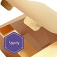 thumbnail image 6 of PACKHOME 10 Gold Gift Boxes, 8x8x4 inches, Bridesmaid Boxes, Paper Gift Boxes with Lids for Gifts, 6 of 7