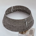 thumbnail image 3 of WASHWEPE Adjustable Christmas Tree Collar Grey Plastic Hides Christmas Tree Base 1Pcs, 3 of 8