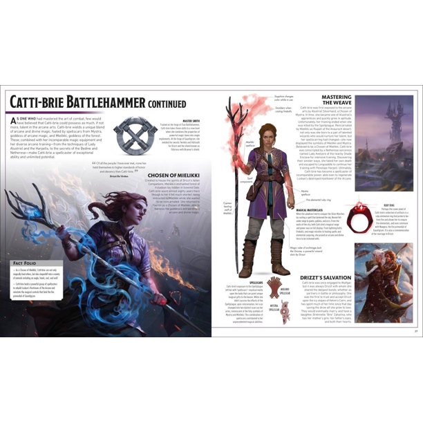 Dungeons and Dragons the Legend of Drizzt Visual Dictionary