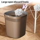 thumbnail image 4 of RKSTN trash can Plastic Thickened Garbage Bin Household Kitchen Bathroom Bedroom Large Capacity Uncovered Garbage Bin, 4 of 6