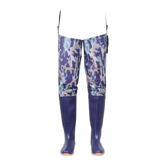 Almencla Fishing Waders Waders Hunting Bootfoot Non Slip Breathable Thigh Waders Hip Waders Waterproof for Fishing Hunting Agriculture 39 Size