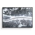 thumbnail image 2 of wall26 Floating Framed Canvas Wall Art for Living Room, Bedroom Winter Snow Vintage Canvas Prints for Home Decoration Ready to Hang - 24x36 inches, 2 of 4