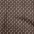 thumbnail image 1 of oneOone Viscose Chiffon Brown Fabric Asian Floral Block Sewing Craft Projects Fabric Prints By Yard 42 Inch Wide, 1 of 5