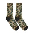 thumbnail image 4 of Women's Men's Camouflage Pattern Colorful Novelty Pattern Crew Athletic Socks, 4 of 7