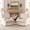 Linen Color, variant on Carolayne 360°Swivel Armchair, Upholstered Chenille Accent Chair with Skirted Base for Living Room, Cozy Small Spaces Sofa Chair Bedroom Seat, Linen Beige Color