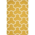 thumbnail image 2 of SAFAVIEH Cambridge Joshua Geometric Tessellation Wool Area Rug, Gold/Ivory, 5' x 8', 2 of 7