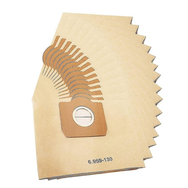 Piezas de repuesto Bolsas para polvo compatibles con Karcher 6.959-130.0 A2201 Wd3