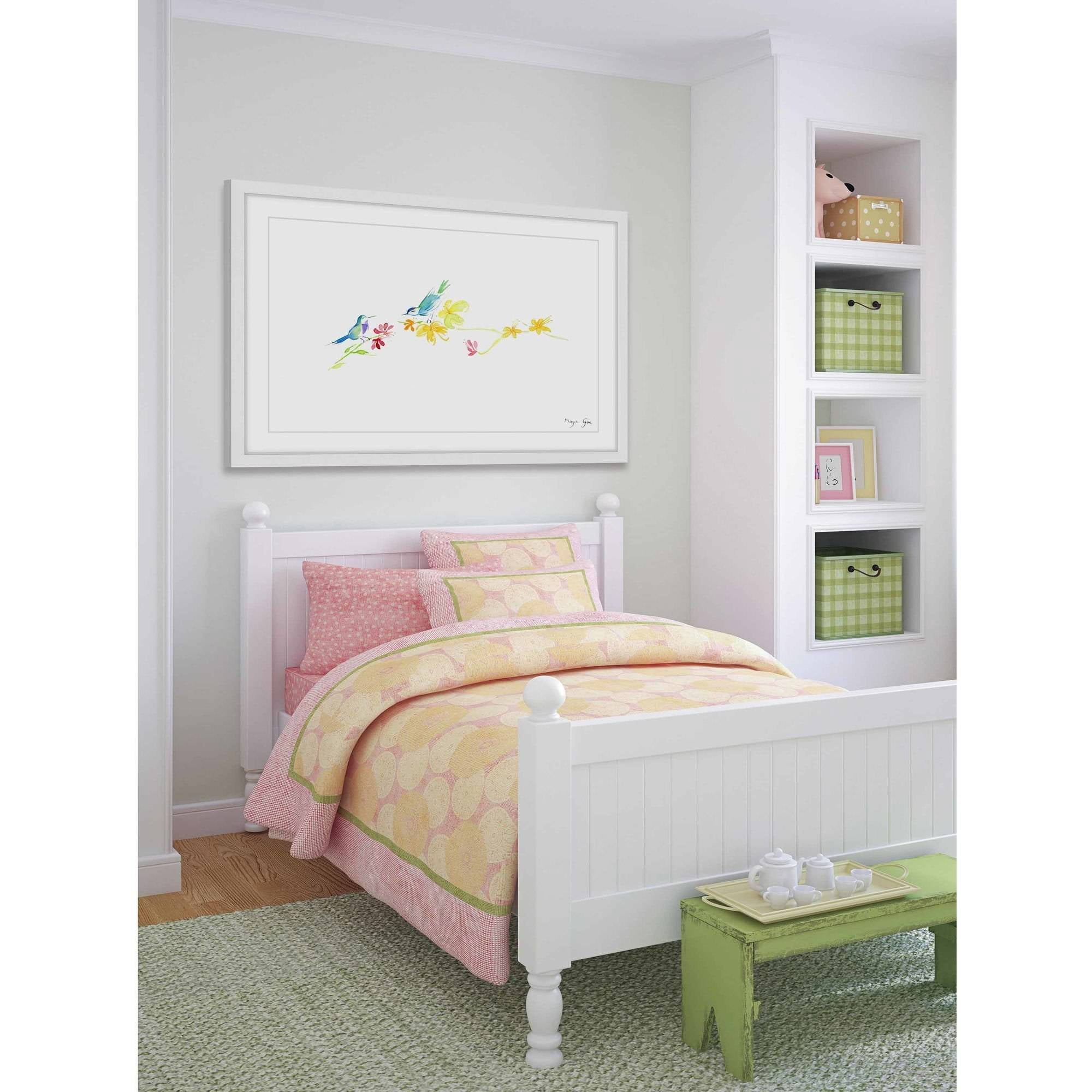 Marmont Hill "2 Birds" by Maya Gur Framed Painting Print