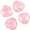 As Shown, variant on Natural Rose Quartz Heart Gemstones - Love Palm Thumb Worry Stone, with Spiritual Meanings