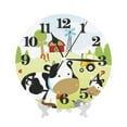 thumbnail image 7 of Kdxio Clock number Print Wall Clock,10 Inch Battery Operated Wall Clocks,Silent Non Ticking Small Analog Clock for Living Room,Office,Home,Bedroom,Kitchen,Bathroom, 7 of 7