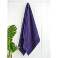 thumbnail image 5 of Cotton Paradise 100% Cotton 4 Piece Turkish Bath Towel Set, Soft Plush Towels Clearance Bathroom Set, Purple, 5 of 7