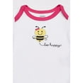 thumbnail image 5 of Luvable Friends Baby Girl Cotton Bodysuits 5pk, Bee, 12-18 Months, 5 of 5