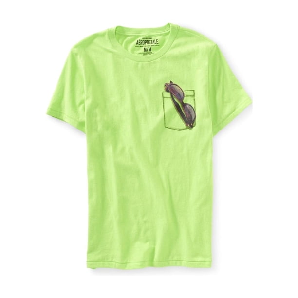 Camiseta gráfica Aeropostale para hombre con gafas de sol verde XXL