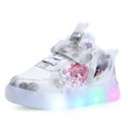 thumbnail image 5 of Ccpelsie Boys Girl Light Up Shoes Lightweight LED Flashing Breathable Mesh Walking Sneakers for Toddler and Little Kids(White,7), 5 of 5
