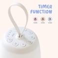 thumbnail image 5 of The Midwife Mumma Portable Baby Sound Machine with Red Night Light and Noise Machine for Baby Sleeping with Soothing Sounds and Timer, 5 of 12
