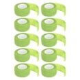 thumbnail image 4 of 10 unidades de fundas cohesivas para agarre de tatuaje, vendajes elásticos portátiles para agarre de tatuaje, accesorios verdes, 4 of 14