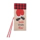 thumbnail image 1 of Ounissouiy Cubierta de botella de vino de lino de Navidad cordón de encaje Santa Claus manga de cerveza de comedor ropa de Navidad bolsa de Kits de decoración para fiestas Rejilla negra roja, 1 of 6