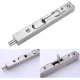 thumbnail image 3 of Pieces Concealed Door Latch, 15cm Sliding Door Latches, 304 Stainless Steel Concealed Latch, Door Flush Bolt for All Types of Wooden Doors, 3 of 4