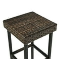 thumbnail image 3 of Crosley Furniture Palm Harbor Wicker Counter Height Outdoor Bar Stools, Set of 2, for Backyard, Patio, Deck, 3 of 8