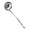 Colander Spoon, variant on Manunclaims Slotted Spoon / Soup Ladle, Stainless Steel Thickening Long Handle Soup Spoon Cooking Skimmer Kitchen Cooking Utensils for Hotpot Scooping Sauce Serving, Hanging Hot Pot Scoop