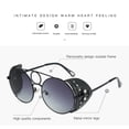 thumbnail image 4 of Round Metal Frame Sunglasses With Rivet Detailing And PC Lenses For Unisex Everyday Wear, 4 of 4