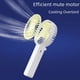 thumbnail image 4 of Ventilador pequeño portátil de mano de verano con carga USB, mini ventilador plegable para dormitorio y exteriores, regalo, 4 of 5