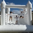 thumbnail image 2 of Connsann Commercial Grade I13FT White Wedding Bounce House, 13x13x12ft, 2 of 8