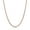 Rose Gold, variant on Crucible Jewelry Men's Rounded Curb Chain Stainless Steel Necklace (5mm) - 24"