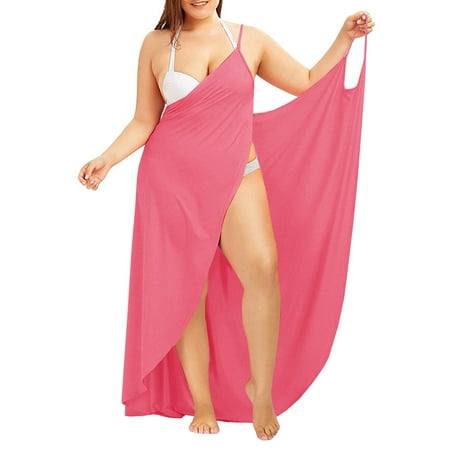 Summer Bench Wear Plus Size Multi Ways Shawl Dress