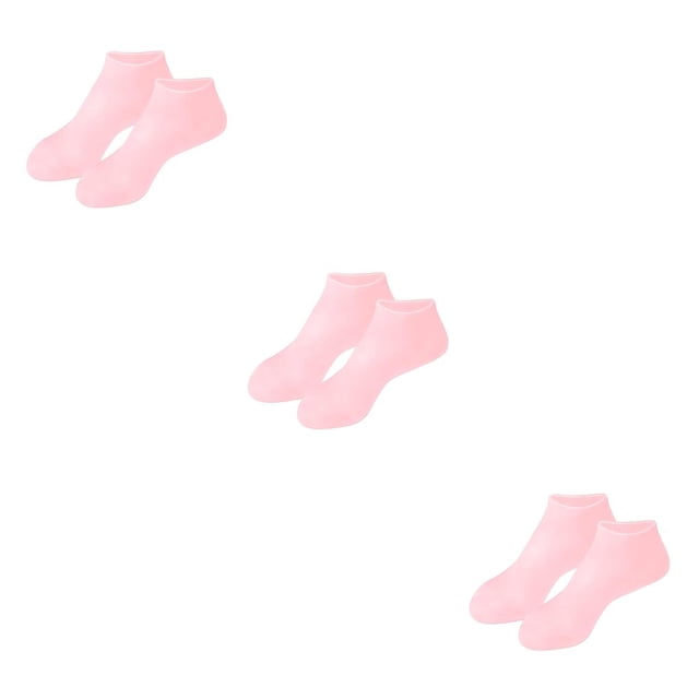 Vogacara Soft Silicone Gel Socks Toe Socks Protection Care Protector Foot Type1