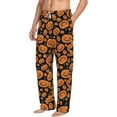 thumbnail image 6 of Hirioo Halloween Pumpkins for Women's PJ Pajama Pants Sleep Pants Women's Home Trousers with Pockets,S-3XL-Small, 6 of 6