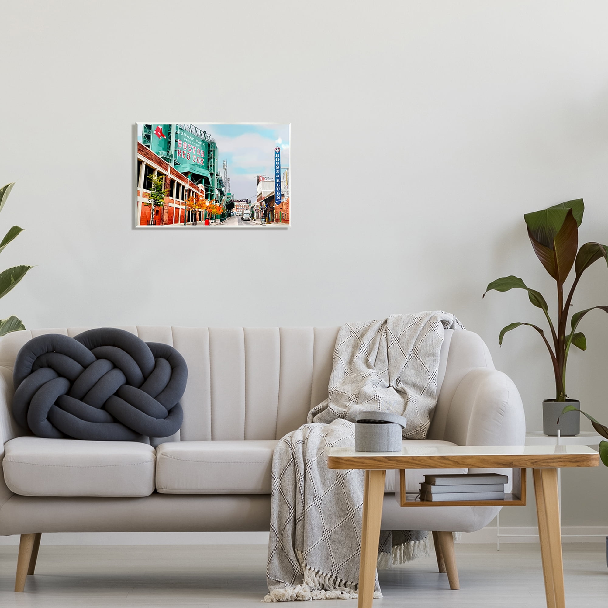 Stupell Industries Fenway Park Boston Cityscape Town & City Photography Unframed Art Print Wall Art