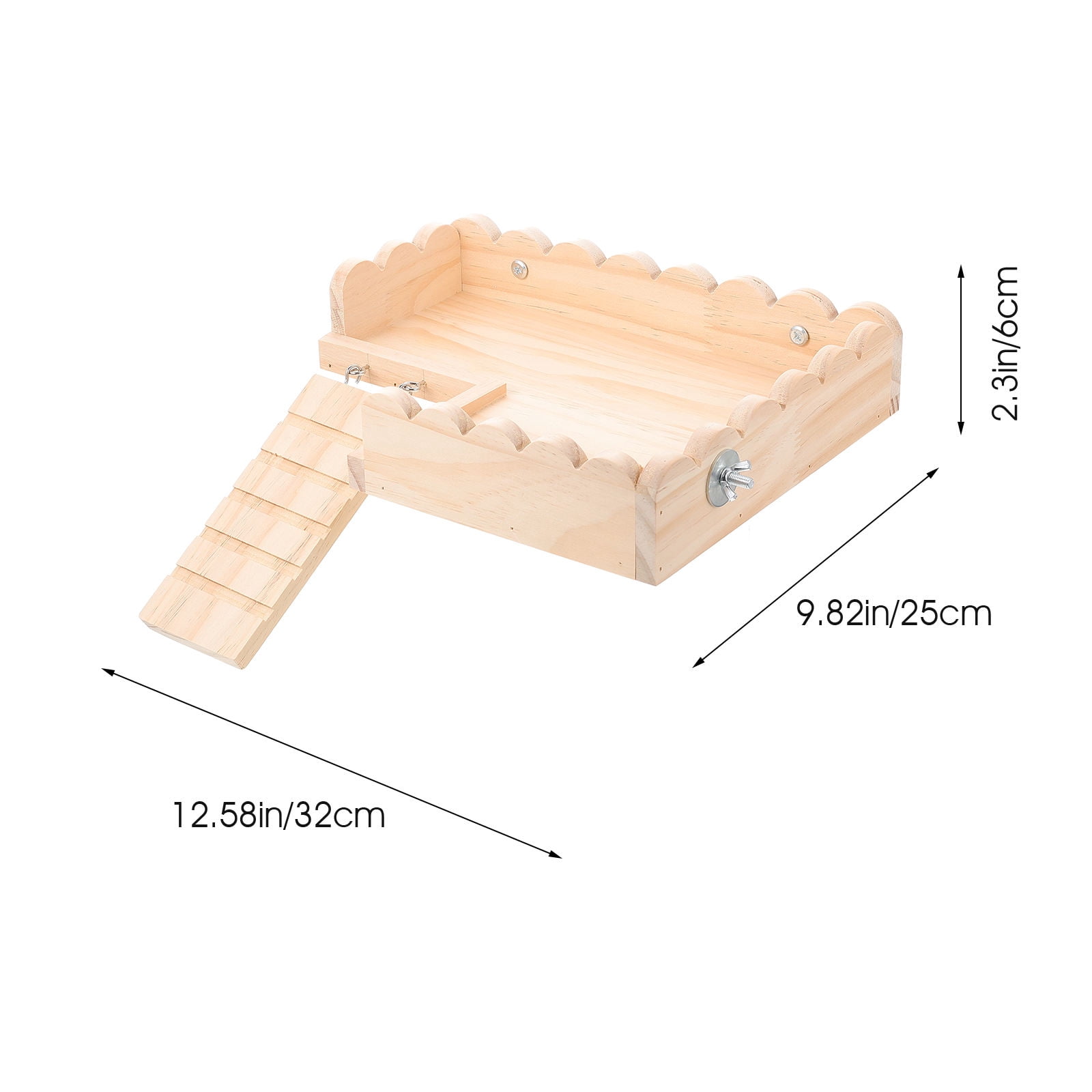 UPKOCH Hamster Toy Wood Hamster Activity Toy for Pet Owners 1Set