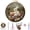 Easter-1, variant on FLOPESN DIY 3D Colorful Easter Bunny Eggs Pattern Hand Embroidery Kit,Creative Design Beginner-Friendly Round Hoop Decorative Painting