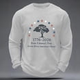 thumbnail image 2 of CONZONE Independence Day Men's T-Shirts Long Sleeve T Shirts for Men Casual Crew Neck 250Th Usa Anniversary Letter Graphic Lightweight Tees Soft Cozy Athletic Tops, 2 of 3