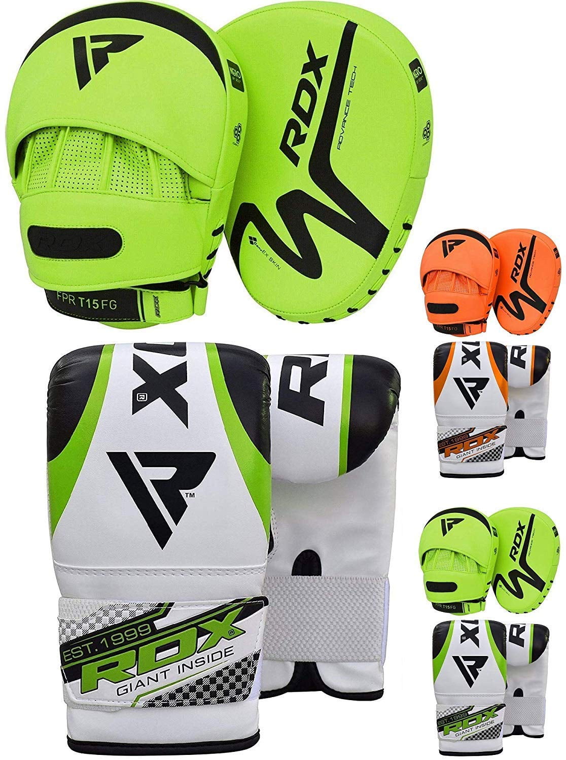 RDX Boxing Pads and Punching Mitts Set, Hook and Jab Target Focus with