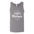 thumbnail image 2 of Matthew 17:20 He Moves Mountains | Mens Christian Graphic Tank Top, Heather Grey, X-Large, 2 of 3