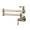 Nickel Brush, variant on Nickel Brush Rotated Bathtub Basin Sink Mixer Tap Black Paint Solid Brass Kitchen Sink Swivel Wall Mount Pot Filler Faucet